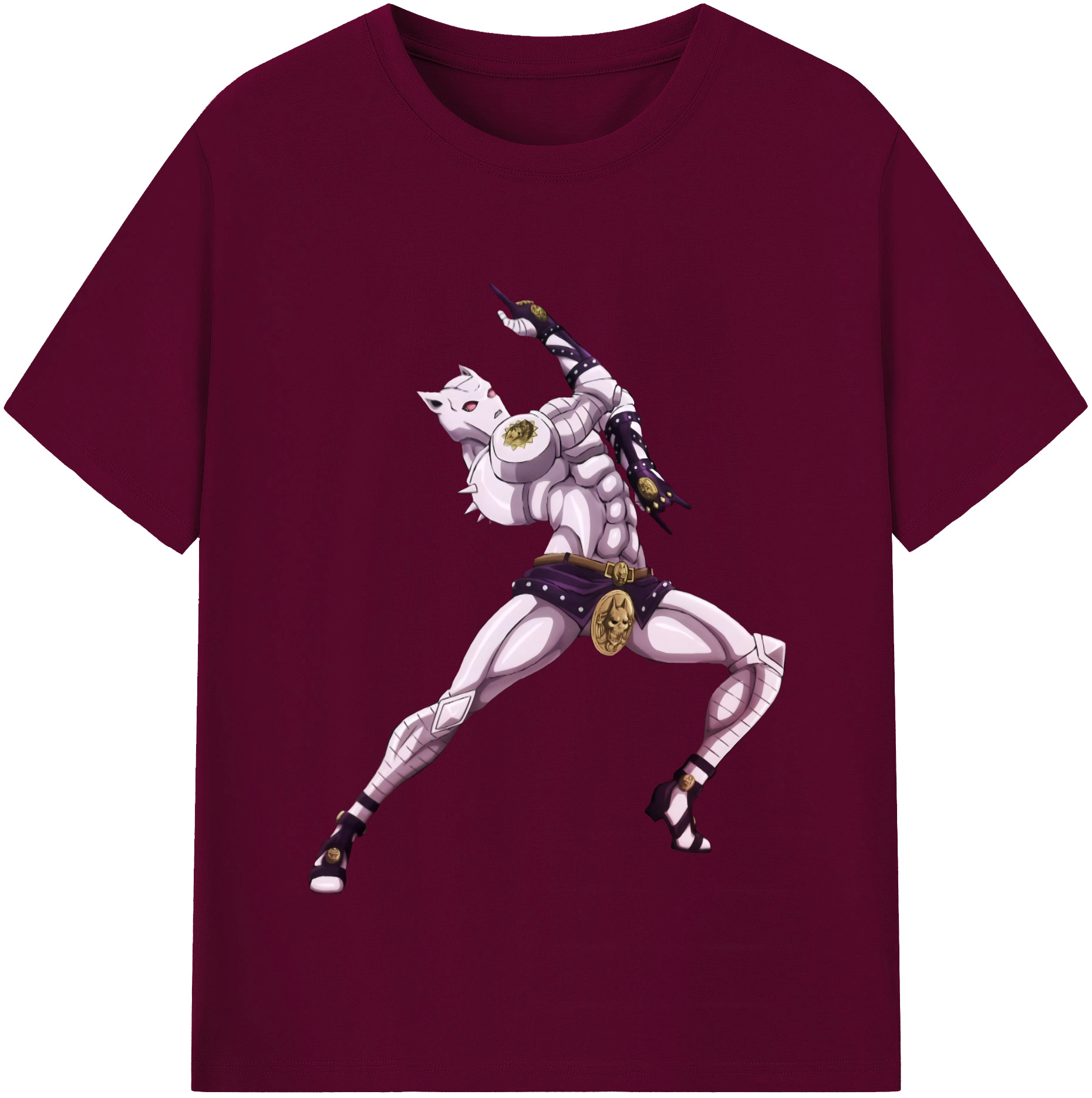 （画像用） ジョジョの奇妙な冒険 きら よしかげ JoJo's Bizarre Adventure Kira Yoshikage レディースカジュアルプリントTシャツ（綿100％）